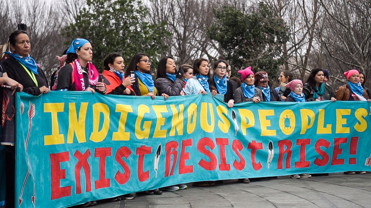 Indigenous Women Rising Women's March on Washington Cultural Survival